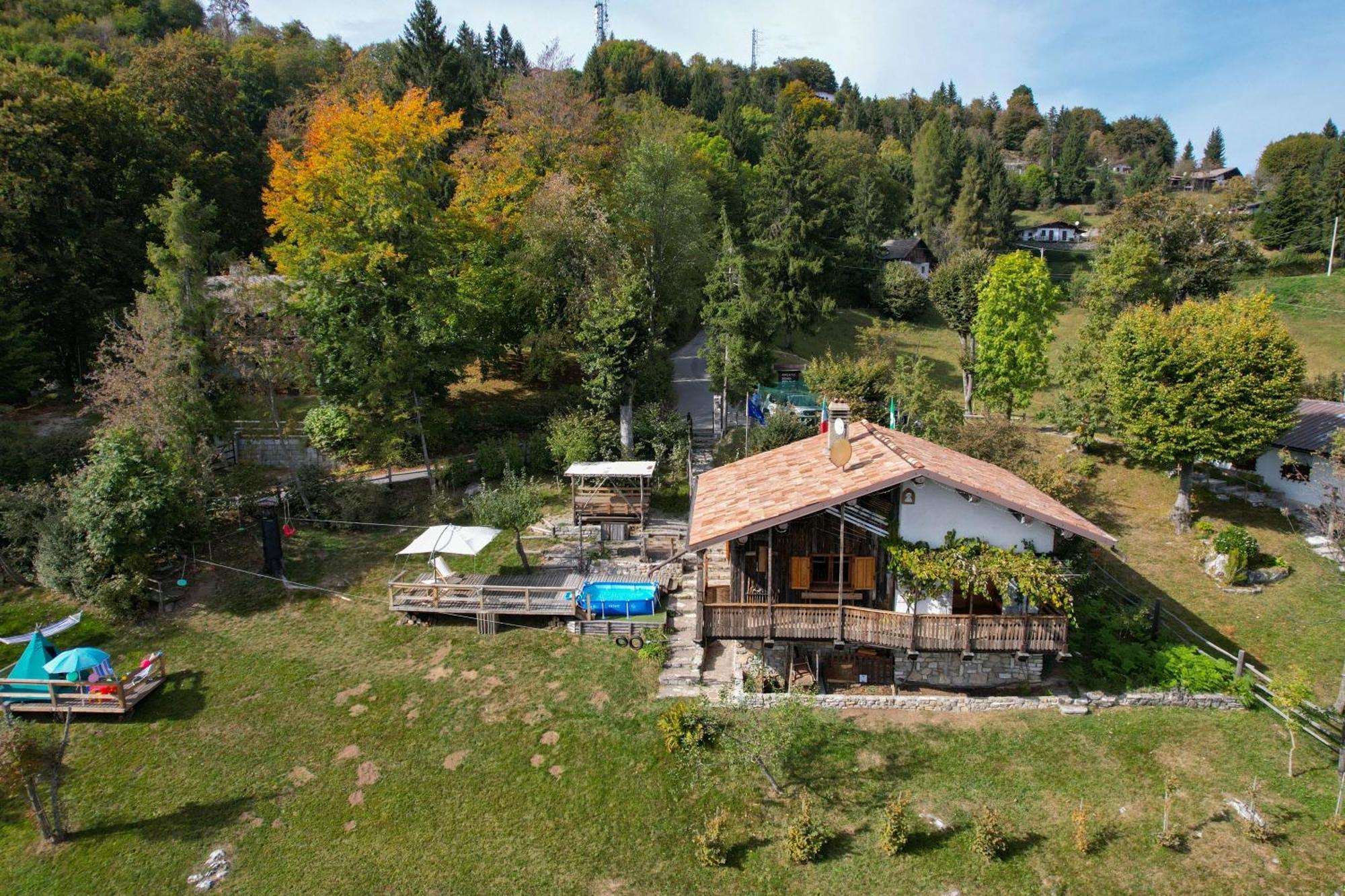 Chalet "Baita Cavacca" Crone Exterior foto
